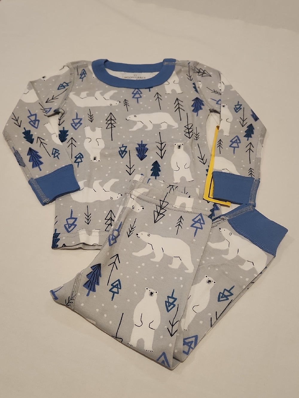 NWT Hanna Andersson - Moon and Back  Unisex Pajamas - Winter - Holiday, Size 2T